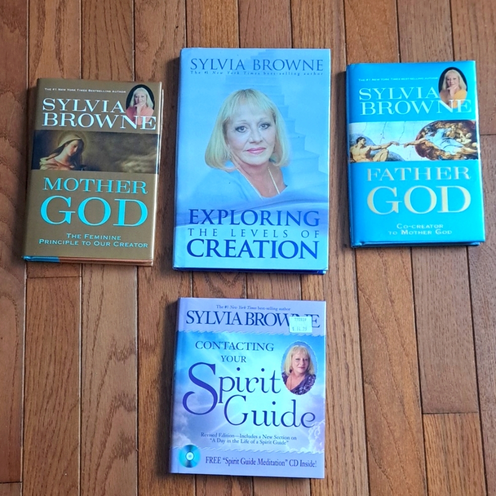 Lot of 4 Sylvia Brown  hard cover books
